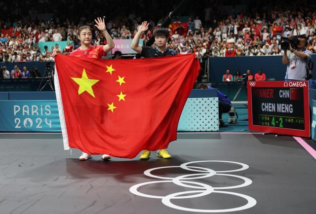 皇冠体育平台-陈梦：这届金牌更珍贵 孙颖莎：会规划好未来四年